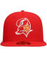 ფოტო #5 პროდუქტის Men's Red Tampa Bay Buccaneers Omaha Throwback 59FIFTY Fitted Hat