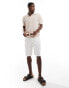 South Beach oversized knit beach polo in oat