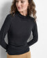 ფოტო #3 პროდუქტის Petite Long-Sleeve Pullover Turtleneck Top