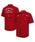 Фото #2 товара Men's Crimson Alabama Crimson Tide Bonehead Button-Up Shirt