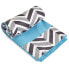 Фото #7 товара Spokey quick-drying Zigzag towel 6302939000