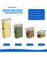 Фото #3 товара Food Storage Container Set 24pcs Plastic Kitchen Pantry Organization Canisters