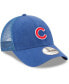 ფოტო #3 პროდუქტის Men's Royal Chicago Cubs Trucker 9Forty Adjustable Snapback Hat