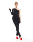 Фото #2 товара Noisy May one shoulder jumpsuit in black