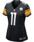 Фото #3 товара Women's Chase Claypool Black Pittsburgh Steelers Player Game Jersey