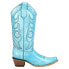 Фото #1 товара Circle G by Corral Ld Snip Toe Cowboy Womens Blue Casual Boots L5982