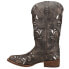 Фото #3 товара Roper Belle Metallic Square Toe Cowboy Womens Brown Western Cowboy Boots 09-021
