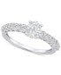 ფოტო #1 პროდუქტის Diamond Oval Engagement Ring (1 ct. t.w.) in 14k Gold