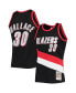 Men's Rasheed Wallace Black Portland Trail Blazers 1999-00 Hardwood Classics 75th Anniversary Diamond Swingman Jersey