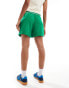 Фото #3 товара adidas Originals 3 stripe shorts in green