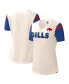 ფოტო #2 პროდუქტის Women's White Buffalo Bills Kick Start V-Neck T-shirt