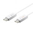 j5create JUC400 Wormhole™ Switch - Windows® & Mac® - White - 1.8 m - 1.8 m - USB A - USB A - USB 2.0 - 480 Mbit/s - White