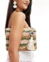 Фото #1 товара Accessorize beach straw clutch in multi