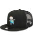 Фото #1 товара Бейсболка New Era мужская черная Rugrats Phil Trucker 9FIFTY Snapback