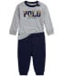 ფოტო #1 პროდუქტის Baby Logo Tee & Fleece Jogger Pant Set