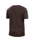 Men's Brown Cleveland Browns 2022 Sideline Ink Dye T-shirt Коричневый, S - фото #2