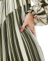 ASOS DESIGN mixed stripe print smock maxi dress verschiedene Streifenmuster, 46 - фото #2