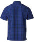 Фото #6 товара Men's Eldridge Classic Plaid Button-Up Short-Sleeve Shirt