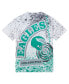 Men's White Philadelphia Eagles Big and Tall Allover Print T-shirt