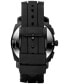 Фото #3 товара Часы Fossil Chronograph Machine Black Silicone Touch 45mm