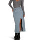 Фото #1 товара Women's Can't Forget You Denim Midi Skirt