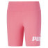 Фото #3 товара Puma Essentials Logo 7 Inch Bike Shorts Womens Pink Casual Athletic Bottoms 8483