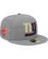 ფოტო #2 პროდუქტის Men's Gray New York Giants Color Pack 59FIFTY Fitted Hat