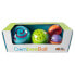 Фото #4 товара FAT BRAIN TOYS Textured Nesting Balls Oombee Ball