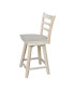 Фото #3 товара Emily Counter Height Stool with Swivel and Auto Return