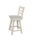 Emily Counter Height Stool with Swivel and Auto Return