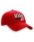 ფოტო #3 პროდუქტის Men's Red Utah Utes Slice Adjustable Hat
