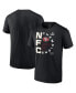 Фото #1 товара Men's Black San Francisco 49ers 2023 NFC Champions Right Side Draw T-shirt