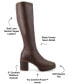 Фото #6 товара Women's Alondra Wide Width Platform Boots