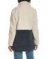 French Connection Colorblocked Teddy Coat Women's