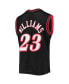 ფოტო #2 პროდუქტის Men's Lou Williams Black Philadelphia 76ers 2005-06 Hardwood Classics Swingman Jersey