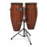 Фото #1 товара Latin Percussion LP646NY-CMW City Conga Set & Stand 10"/11" (Carved Mango)