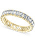 Фото #1 товара Diamond Emerald-Cut Eternity Band (3 ct. t.w.) in 14k Gold (Also in Platinum)