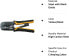 Clein Tools Crimpzange/Abisolierzange für RJ45, CAT5e, CAT6, CAT6A, VDV226-011-SEN