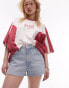 Фото #1 товара Topshop Petite comfort stretch denim short in bleach