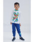 Фото #7 товара Toddler Boys Henley T-Shirt and French Terry Pants Outfit Set to (2T - 14-16)