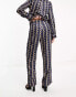 Фото #4 товара Vero Moda Tall satin trouser co-ord in geo print