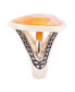 Фото #4 товара Sky Orange Quartz Golden Bronze Abstract Ring