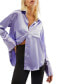 Фото #1 товара Women's Shooting For The Moon Button-Front Shirt