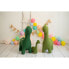 Fluffy toy Crochetts AMIGURUMIS MAXI Green Dinosaur 100 x 93 x 30 cm