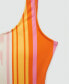 ფოტო #7 პროდუქტის Women's Stripes Print Swimsuit