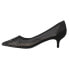 Nina Sofie Rhinestone Pointed Toe Kitten Heels Pumps Womens Black Dress Casual S