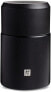 Zwilling Thermal Food Container, Integrated Bowl & Thermal Insulated Flask, Integrated Cup, Thermal Jug, Double Wall Insulation, 1 L, Small, Black