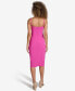 Фото #2 товара Women's Embellished-Strap Midi A-Line Dress