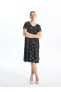 Фото #2 товара LCW Grace V Yaka Çiçekli Kısa Kollu Kadın Elbise