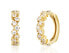 Фото #1 товара Shiny circle earrings with zircons SVLE1783XH2GO00